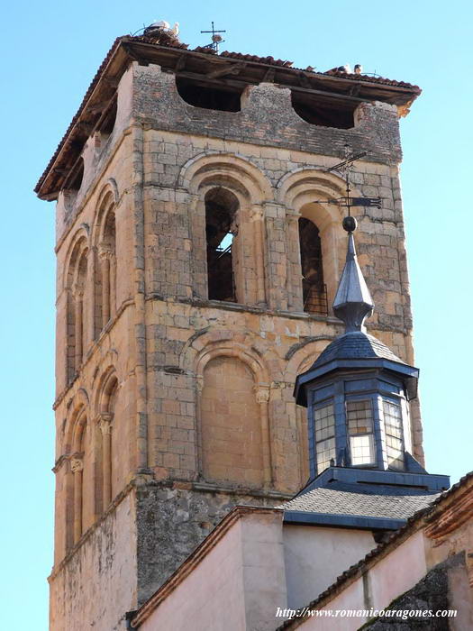 TORRE DE LA IGLESIA DESDE PONIENTE